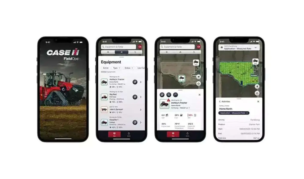 Case IH FieldOps, l'application innovante qui vous permet de connecter, visualiser et gérer facilement votre flotte.